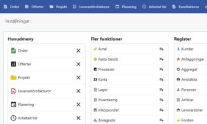 Bestäm själv vad du vill se i huvudmenyn