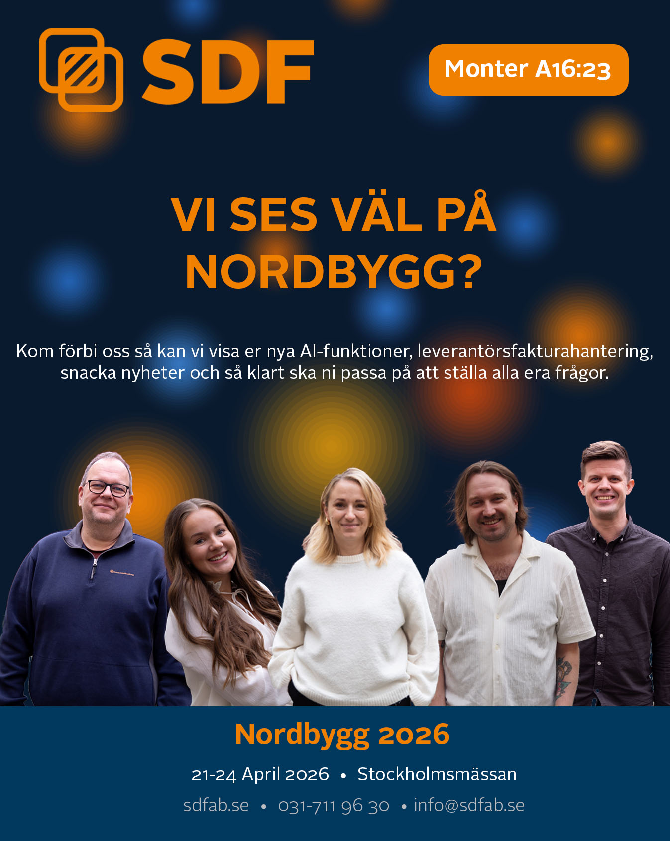 Besök oss på Nordbygg 21-24 April